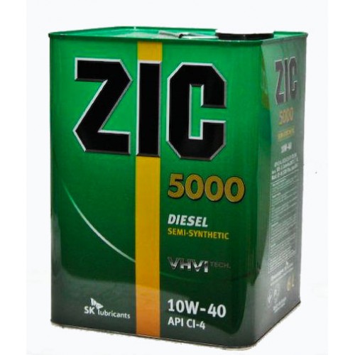 Моторное масло ZIC 5000 10W-40 4л